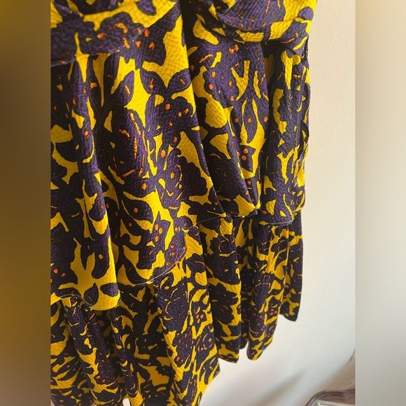 A.L.C Viera Print Silk Dress, 4 - Picture 6 of 8